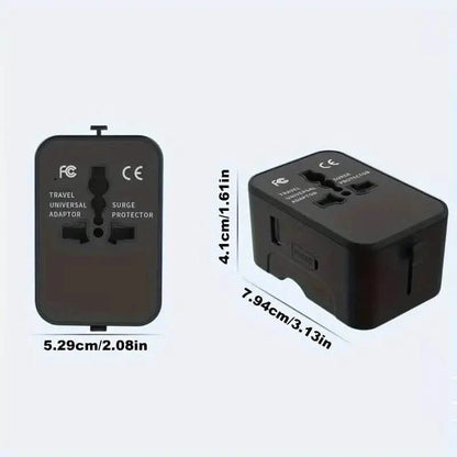 International Portable Worldwide All-in-One Plug Travel Adapter Converter for USA EU UK AUS DailySale