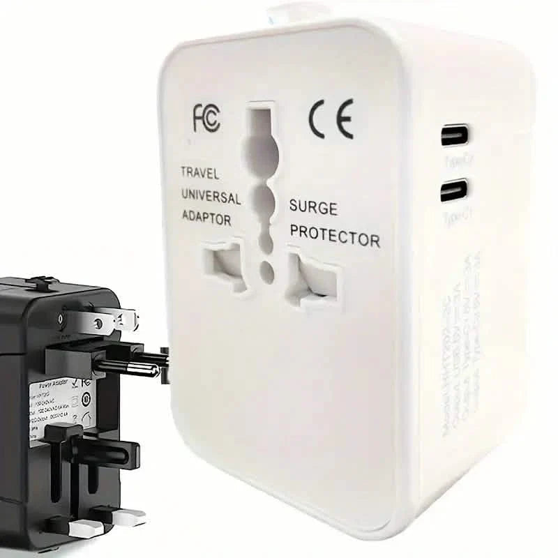 International Portable Worldwide All-in-One Plug Travel Adapter Converter for USA EU UK AUS DailySale