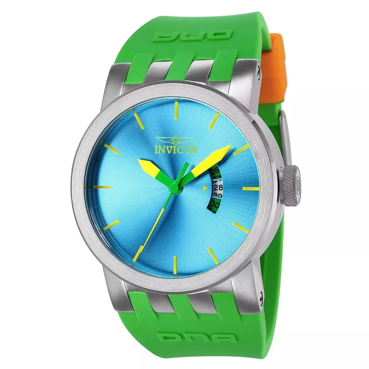 Invicta 46mm DNA Puppy Edition Quartz Date Silicone Strap Watch DailySale