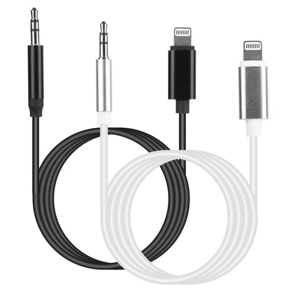 iOS 8 Pin to 3.5mm Aux Audio Adapter Cord DailySale