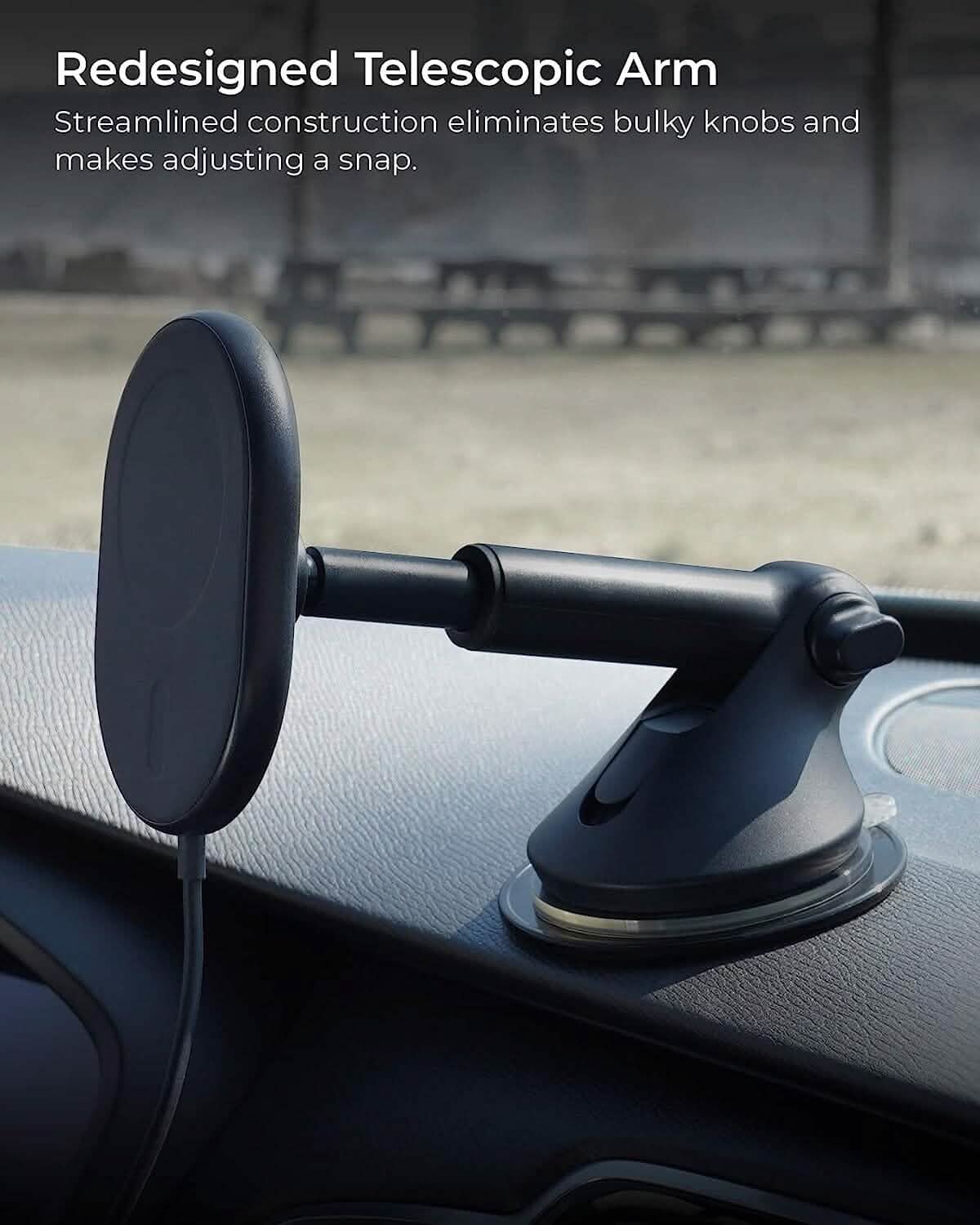 iOttie Velox MagSafe Compatible Magnetic Wireless Dashboard DailySale