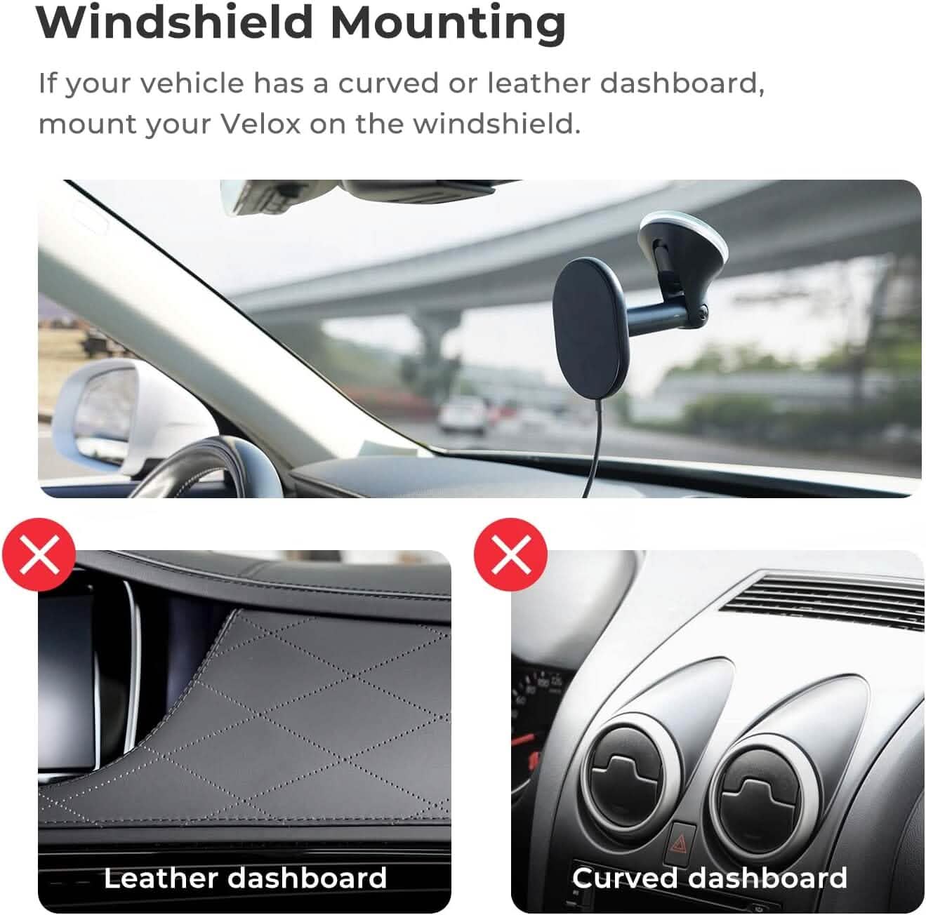 iOttie Velox MagSafe Compatible Magnetic Wireless Dashboard DailySale