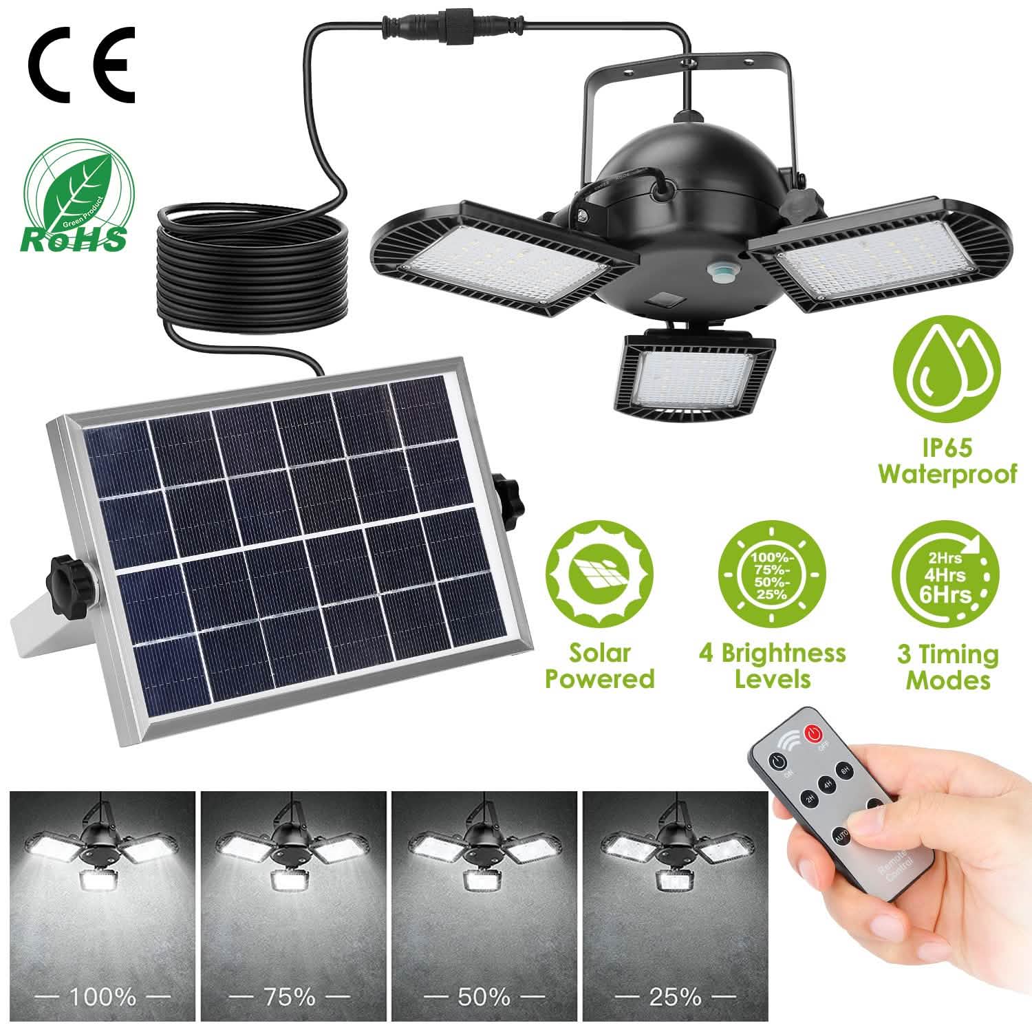 IP65 Waterproof Solar Pendant Lights DailySale