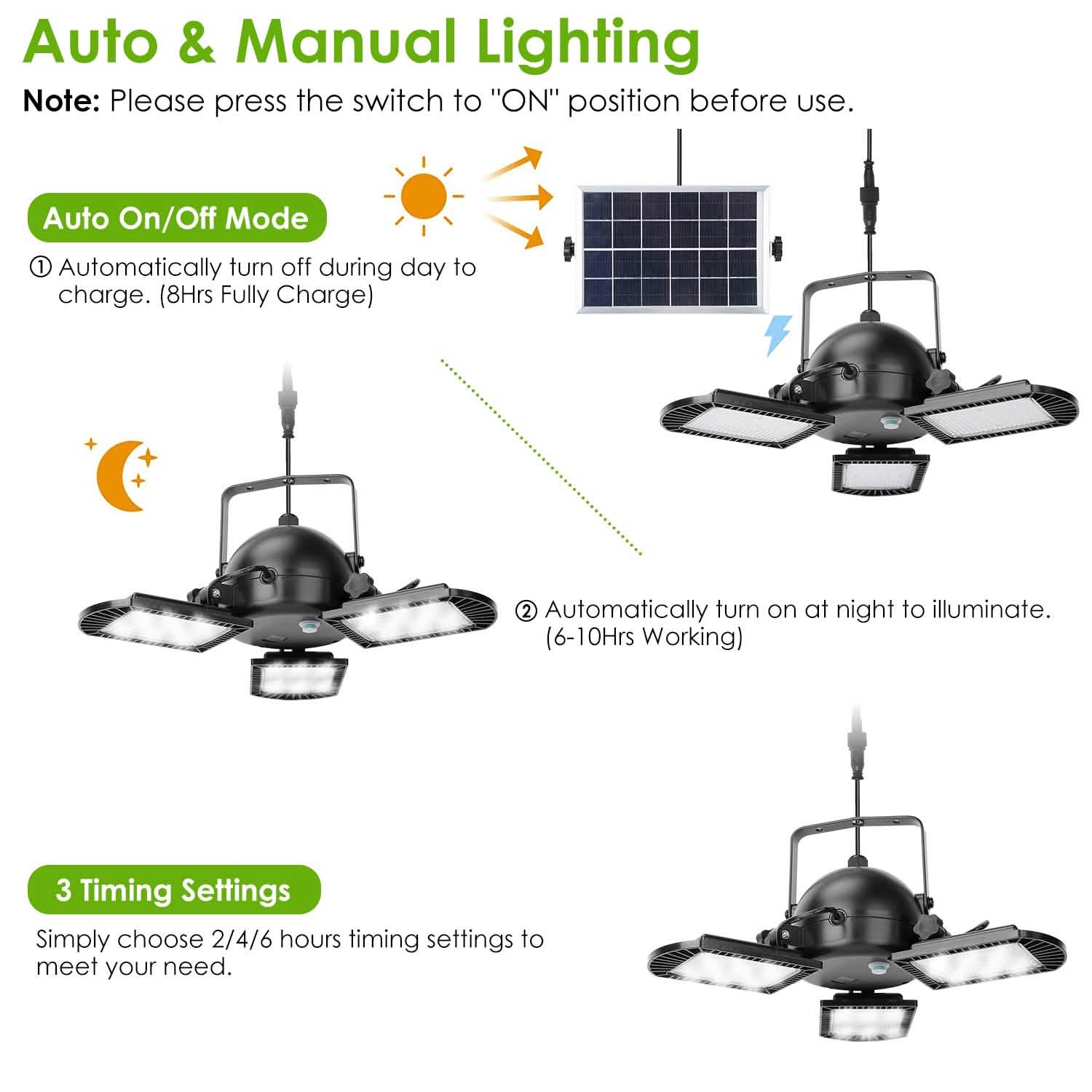 IP65 Waterproof Solar Pendant Lights DailySale