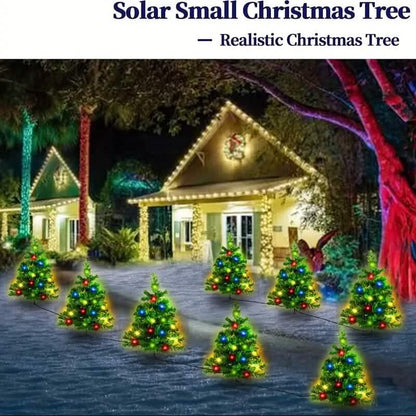 IP65 Waterproof Solar Powered Prelit Small Christmas Tree DailySale