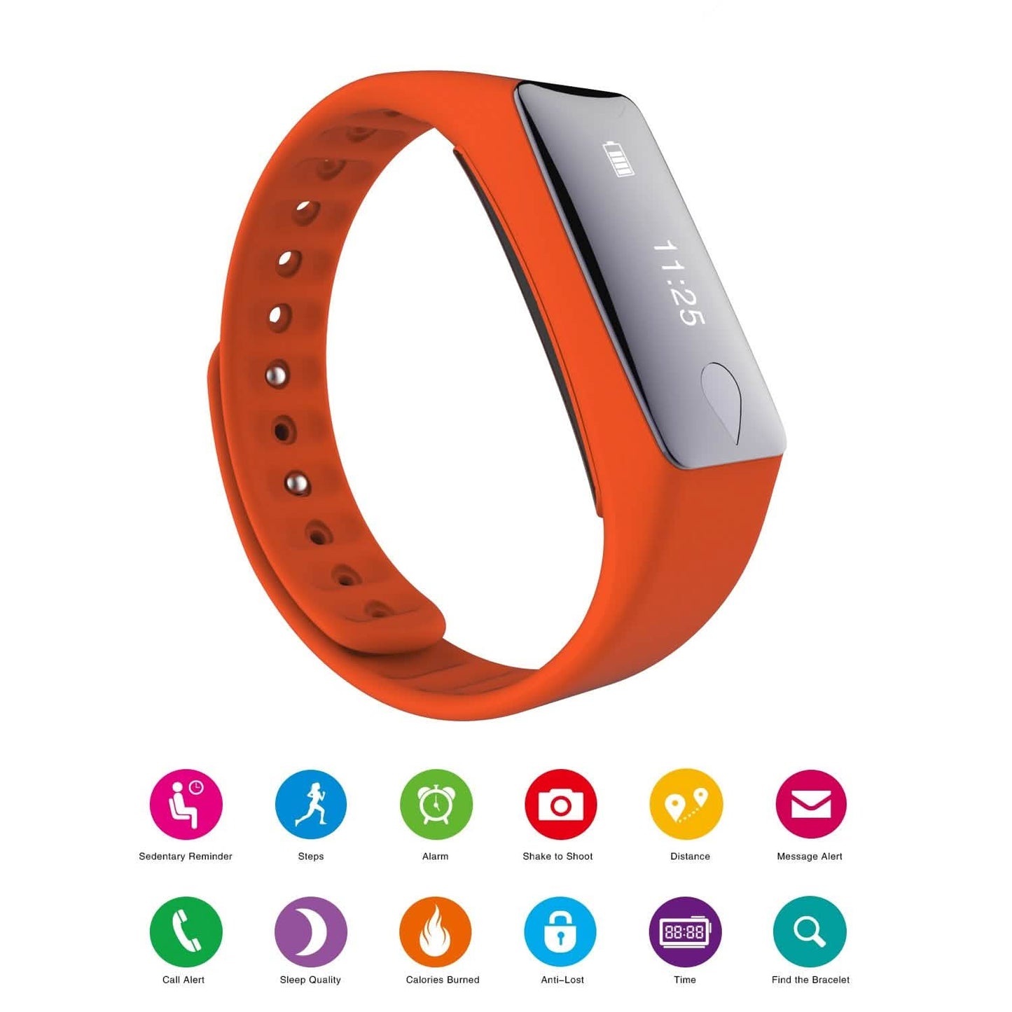 IP67 Fitness Tracker Watch with Heart Rate Monitor and Step Counter DailySale