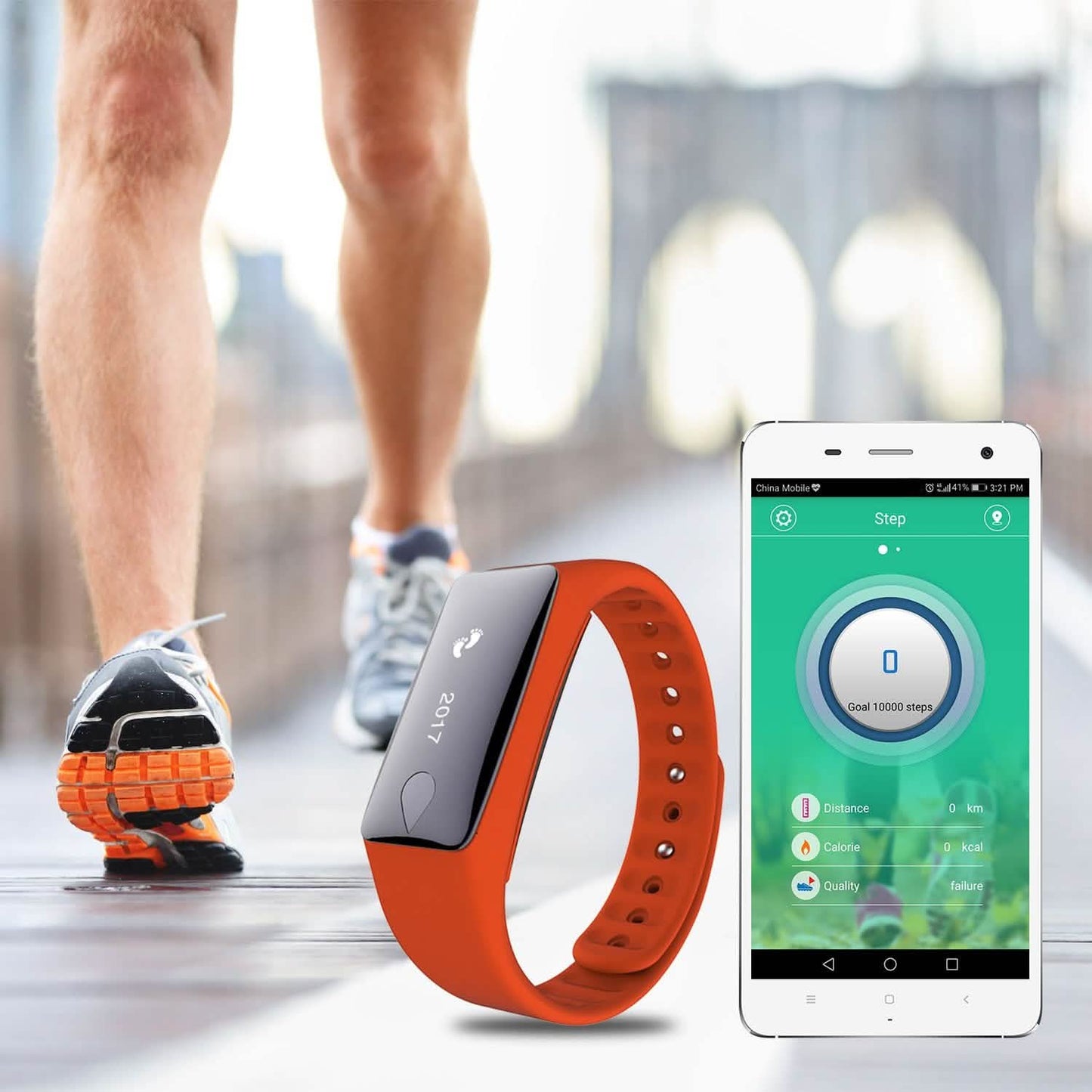 IP67 Fitness Tracker Watch with Heart Rate Monitor and Step Counter DailySale