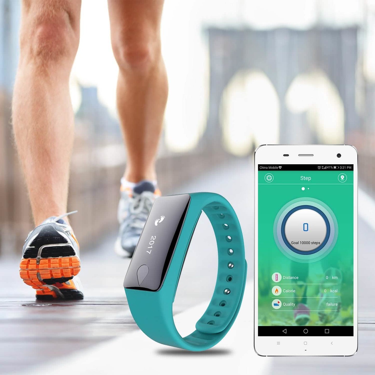 IP67 Fitness Tracker Watch with Heart Rate Monitor and Step Counter DailySale