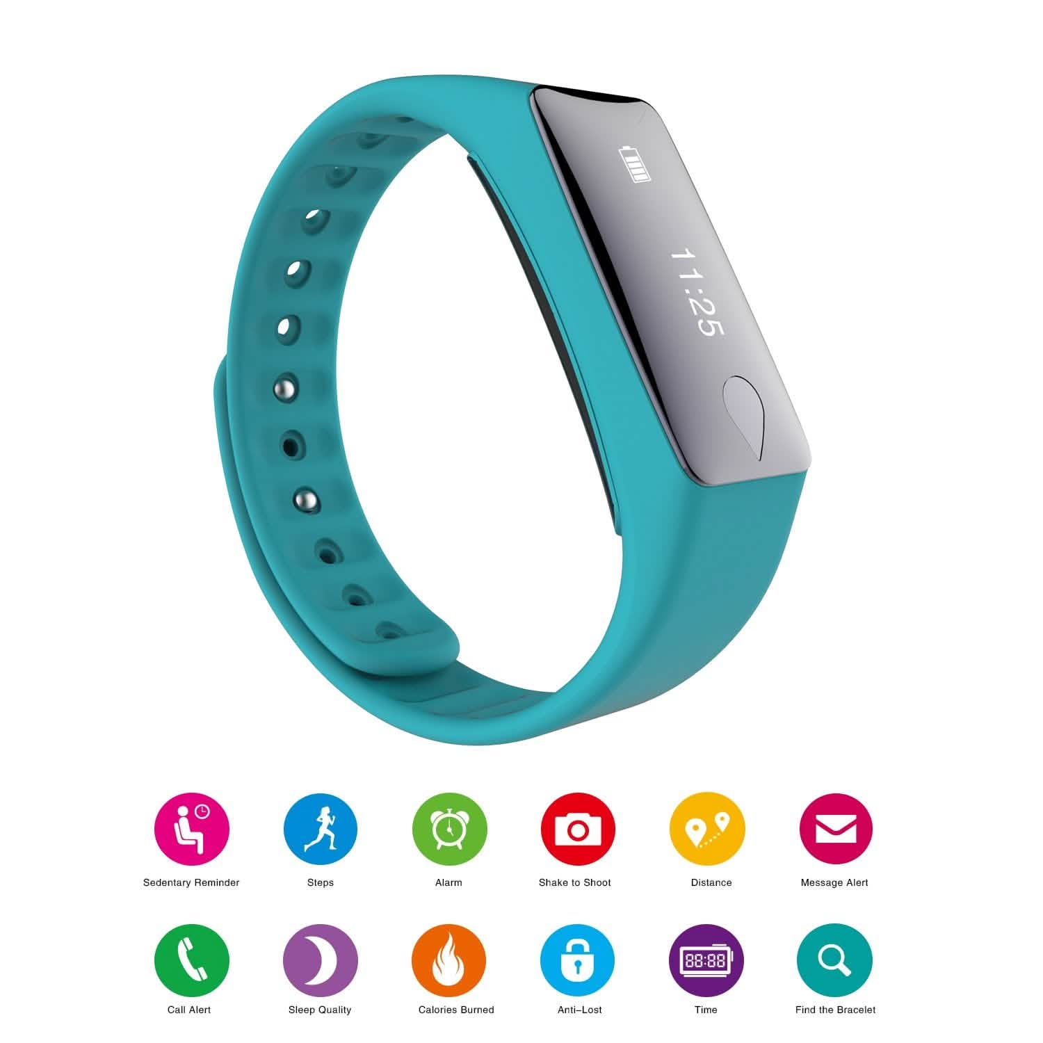 IP67 Fitness Tracker Watch with Heart Rate Monitor and Step Counter DailySale