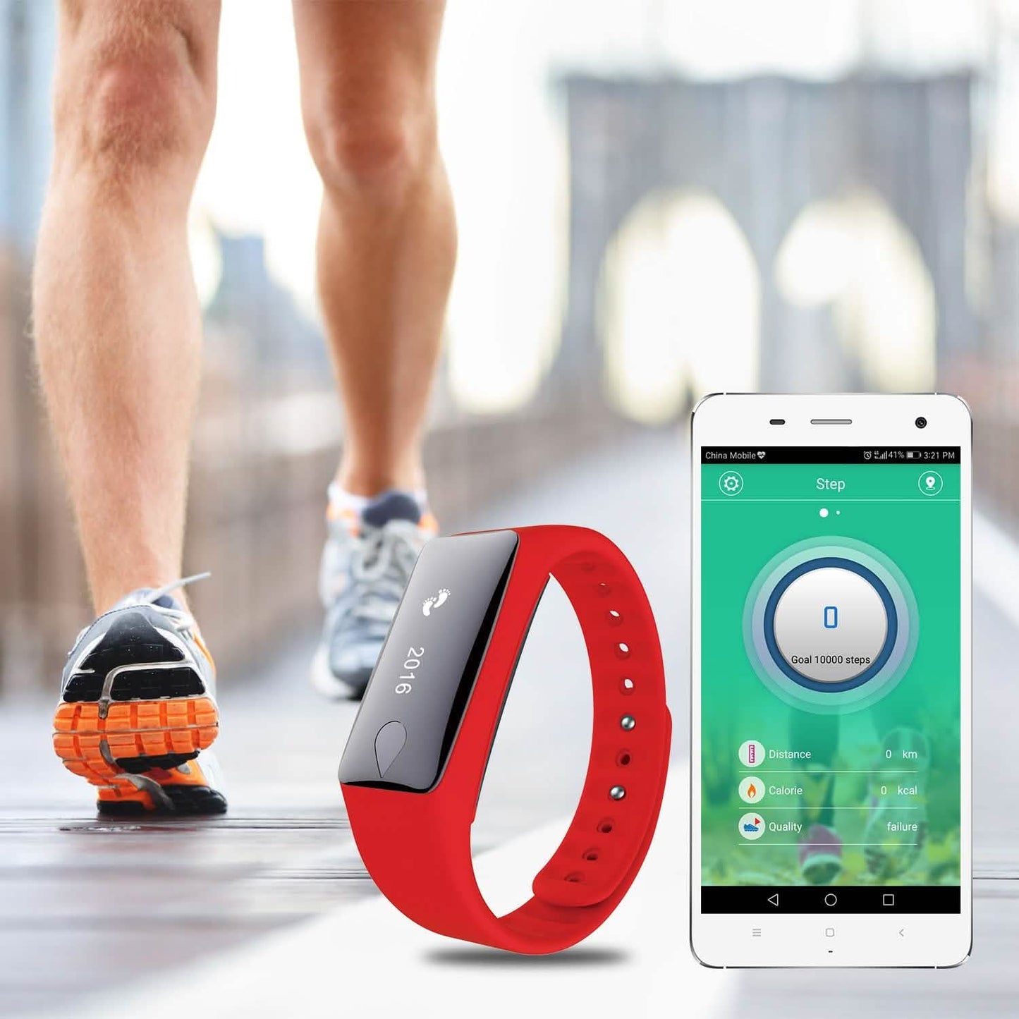 IP67 Fitness Tracker Watch with Heart Rate Monitor and Step Counter DailySale