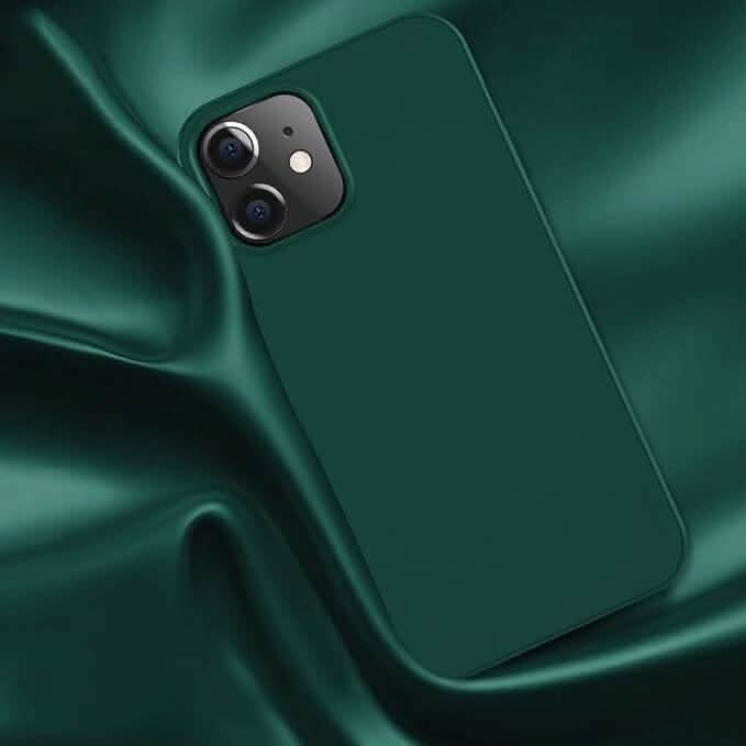 iPhone 12 Pro & iPhone 12 Case Ultra-Thin Soft Flexible TPU Matte Finish Coating - Green DailySale