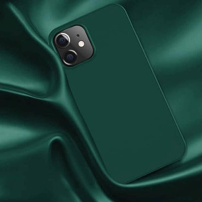 iPhone 12 Pro & iPhone 12 Case Ultra-Thin Soft Flexible TPU Matte Finish Coating - Green DailySale