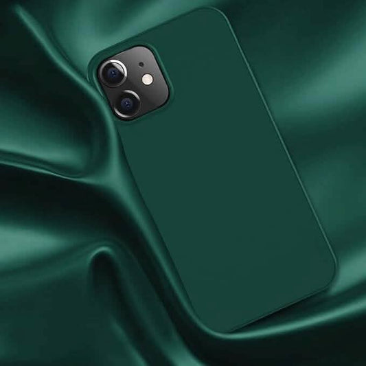 iPhone 12 Pro & iPhone 12 Case Ultra-Thin Soft Flexible TPU Matte Finish Coating - Green DailySale