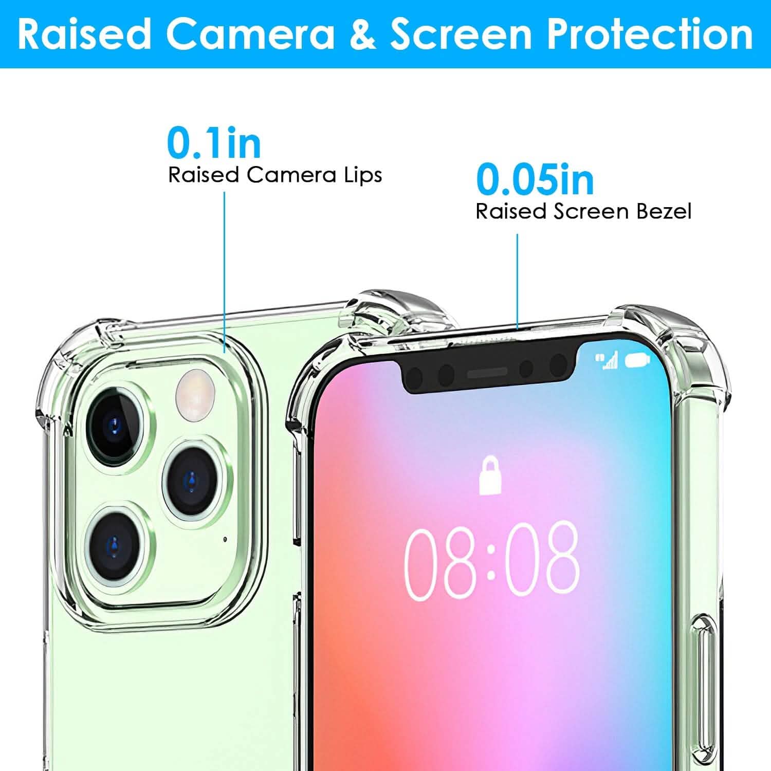 iPhone Shockproof Clear Phone Case Soft TPU DailySale