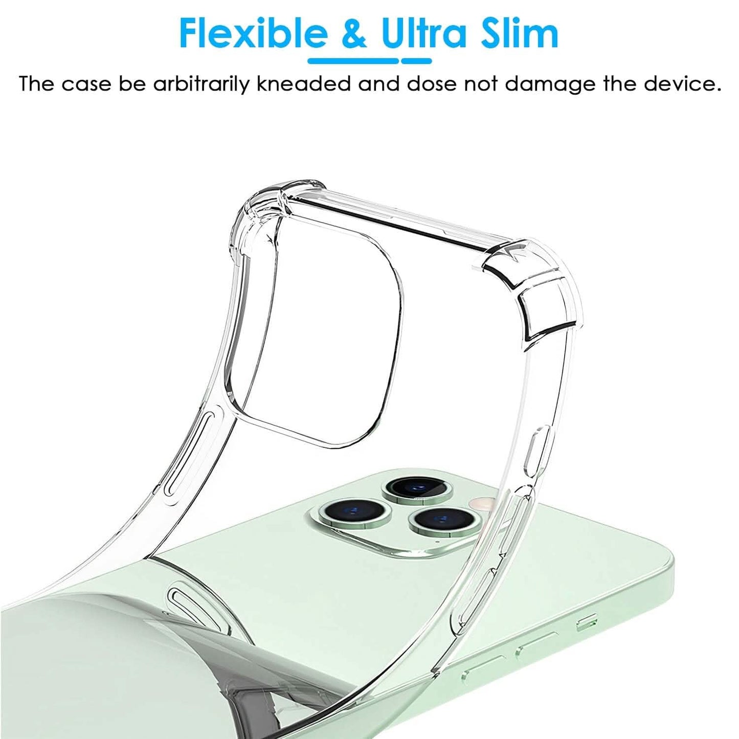 iPhone Shockproof Clear Phone Case Soft TPU DailySale