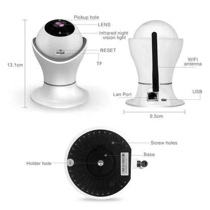 iPM World HD 360 Degree Panoramic View 1080p Wireless IP Camera DailySale