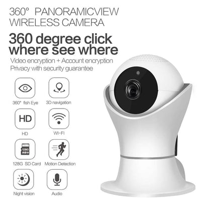 iPM World HD 360 Degree Panoramic View 1080p Wireless IP Camera DailySale