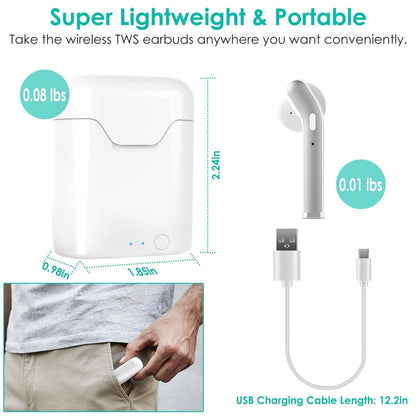 IPX5 Waterproof Wireless 5.0 TWS Earbuds DailySale