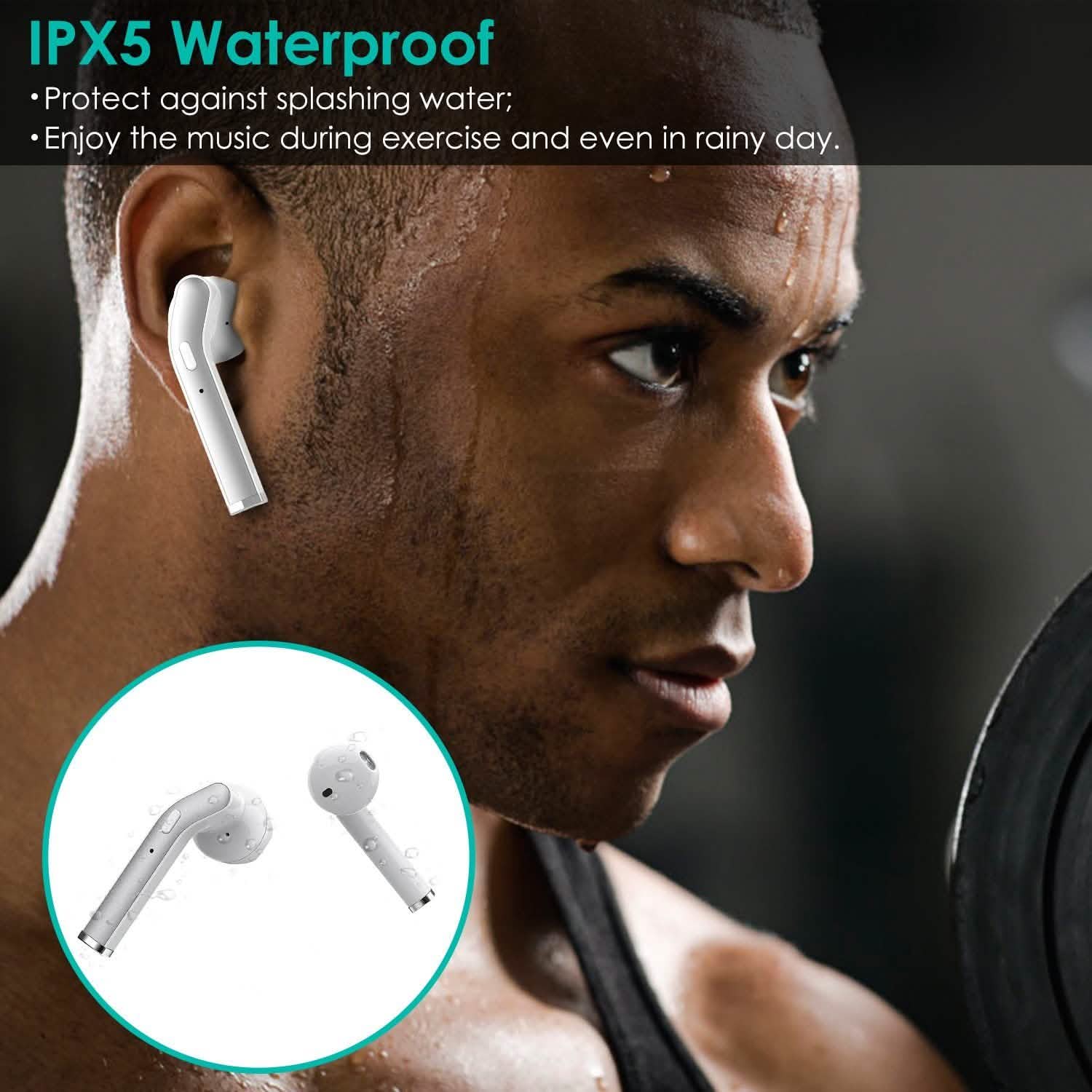 IPX5 Waterproof Wireless 5.0 TWS Earbuds DailySale