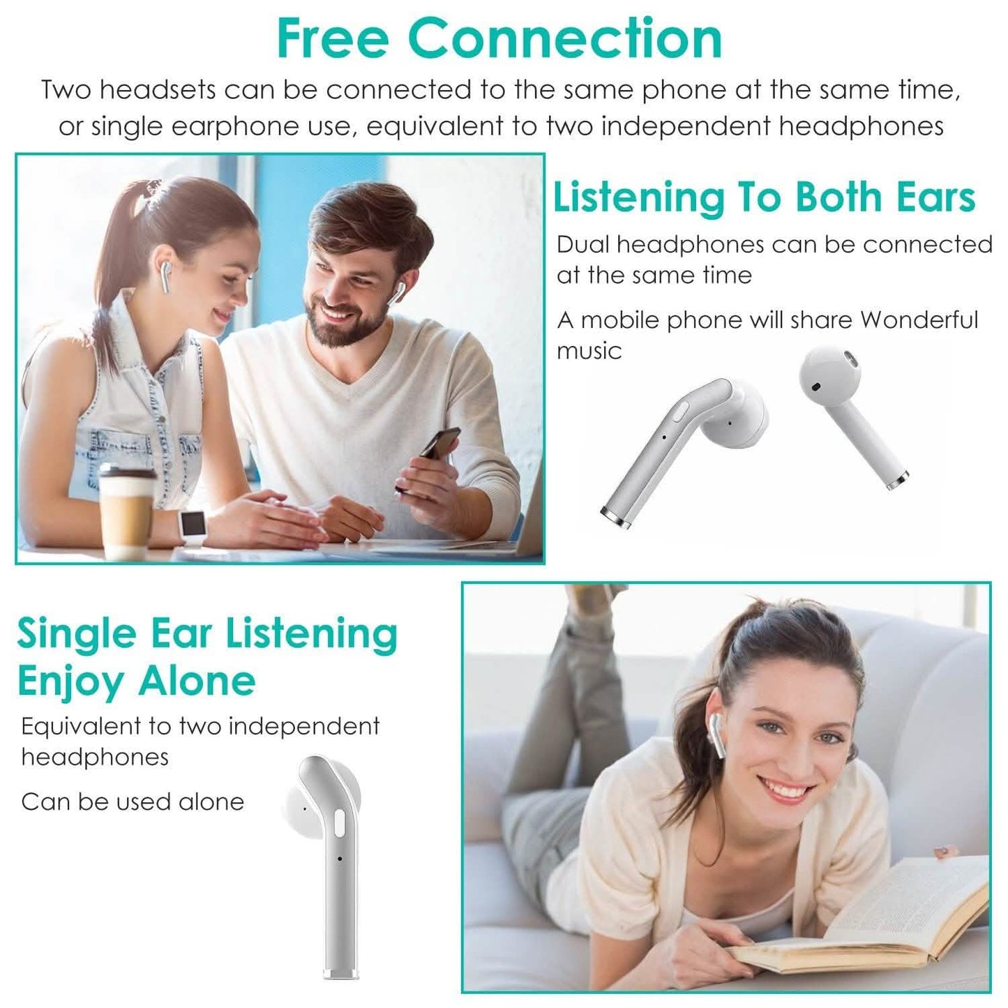 IPX5 Waterproof Wireless 5.0 TWS Earbuds DailySale