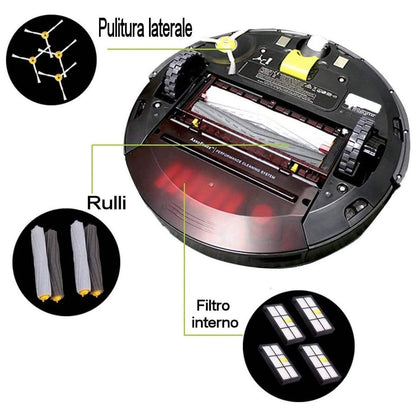 iRobot Roomba 805 Cleaning Vacuum Robot with Dual Virtual Wall Barriers and Bonus Filter (Refurbished) DailySale