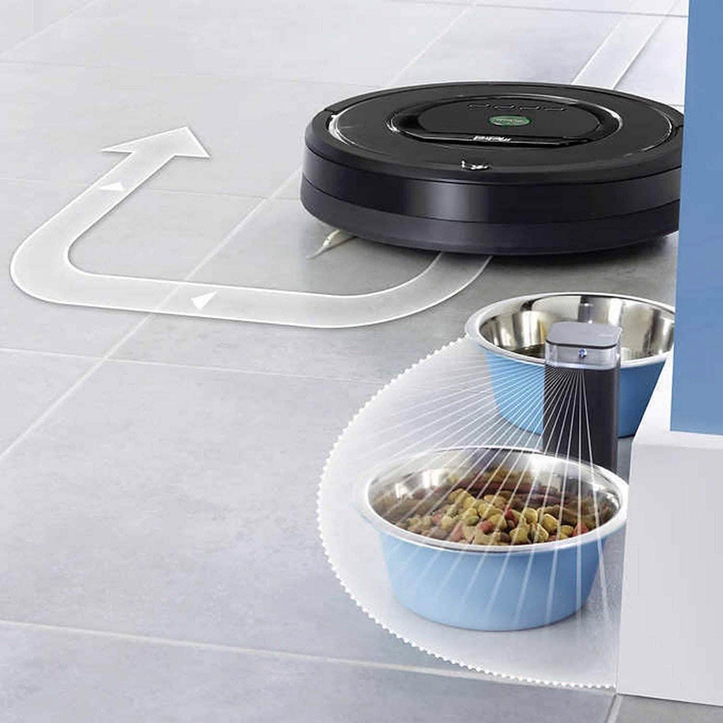 iRobot Roomba 805 Cleaning Vacuum Robot with Dual Virtual Wall Barriers and Bonus Filter (Refurbished) DailySale