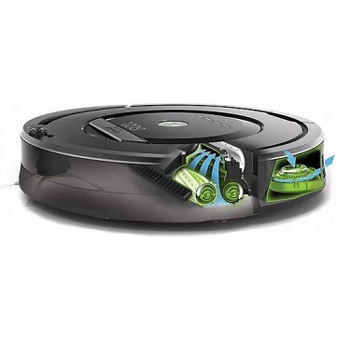 iRobot Roomba 805 Cleaning Vacuum Robot with Dual Virtual Wall Barriers and Bonus Filter (Refurbished) DailySale