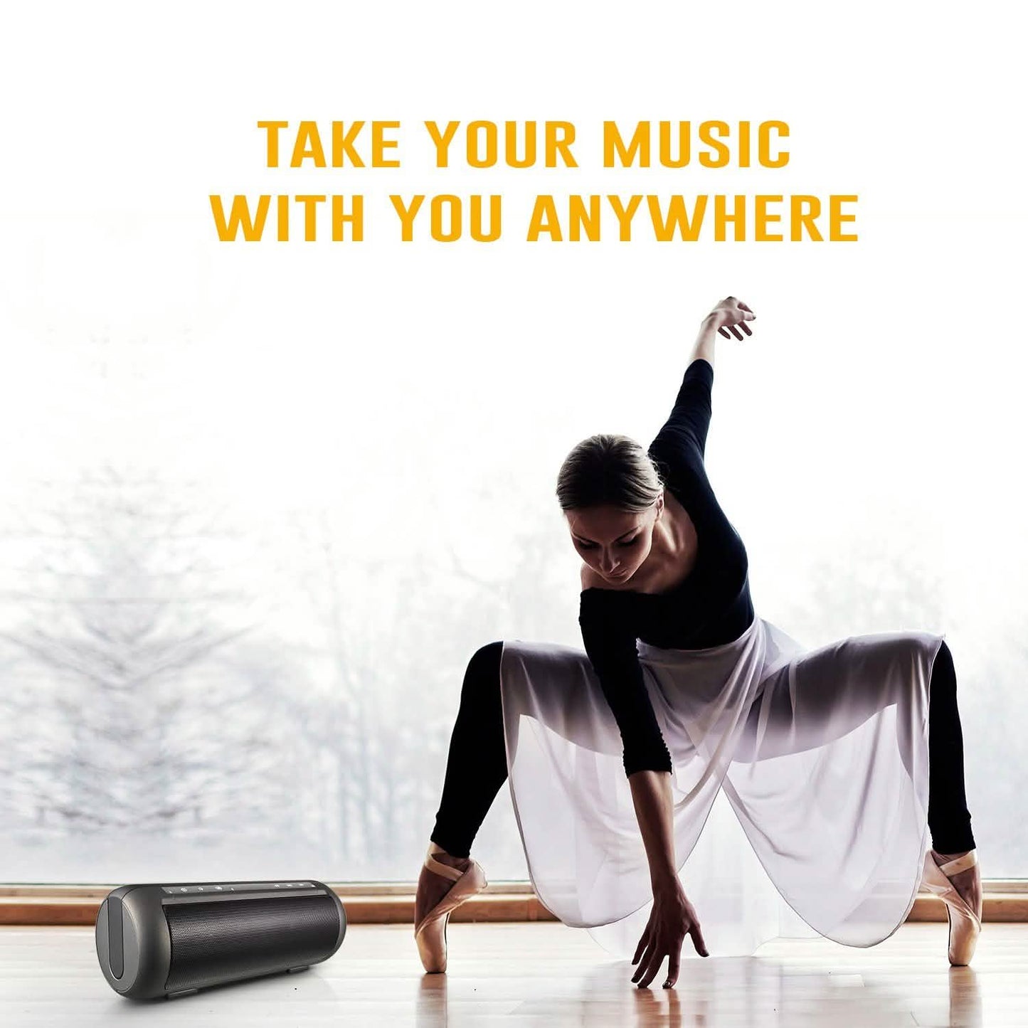 iRola Wireless Speaker Powerful Dual Subwoofer Streo DailySale