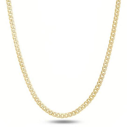 Italian 14K Yellow Gold Curb Link Chain Necklace DailySale