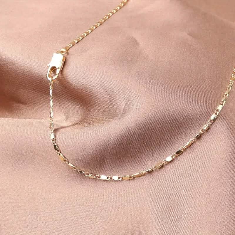 Italian 18K Gold Plated Punk Chain Necklace DailySale