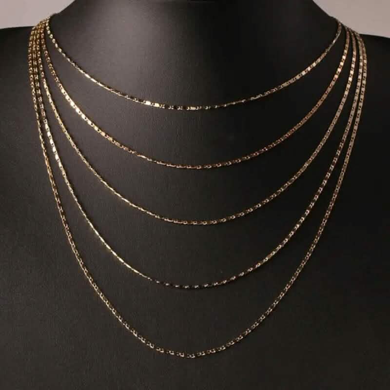 Italian 18K Gold Plated Punk Chain Necklace DailySale