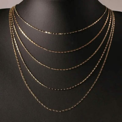 Italian 18K Gold Plated Punk Chain Necklace DailySale