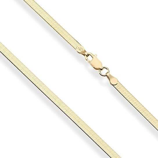 Italian Gold Sterling Silver Herringbone Chain DailySale