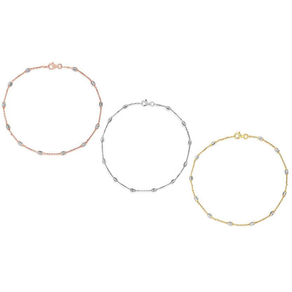 Italian Sterling Silver 10" Anklets DailySale