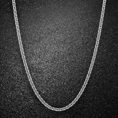 Italian Sterling Silver Mariner Link Chain DailySale