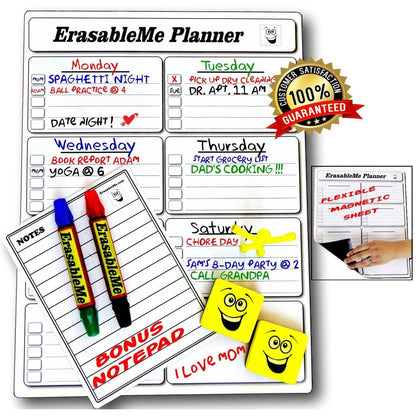 ItemMax Magnetic Dry Erase Calendar for Refrigerator DailySale