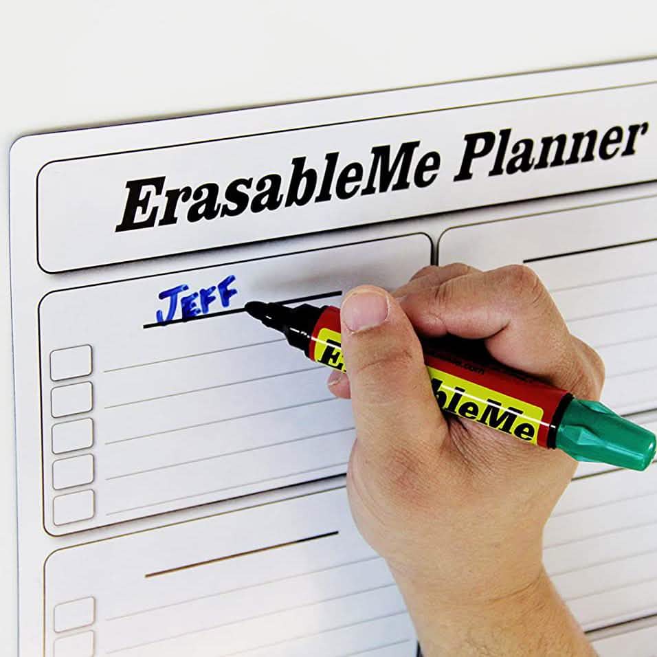 ItemMax Magnetic Dry Erase Calendar for Refrigerator DailySale