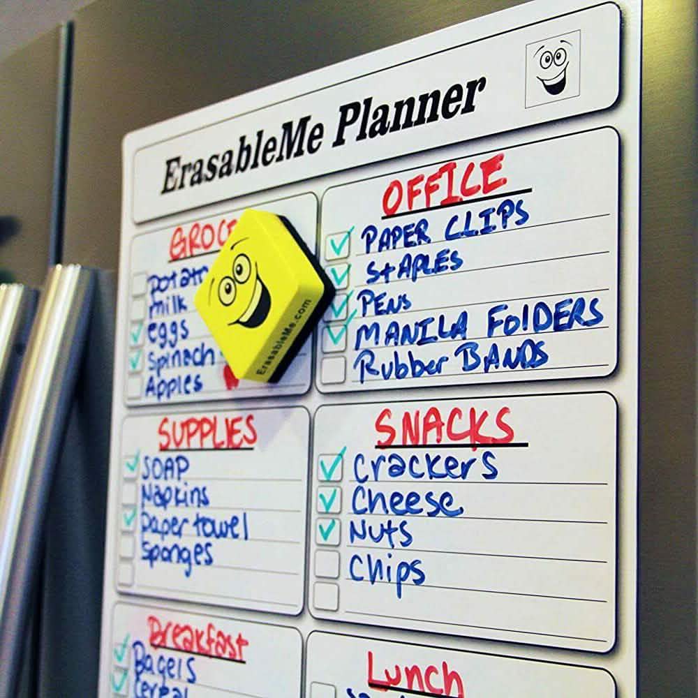 ItemMax Magnetic Dry Erase Calendar for Refrigerator DailySale