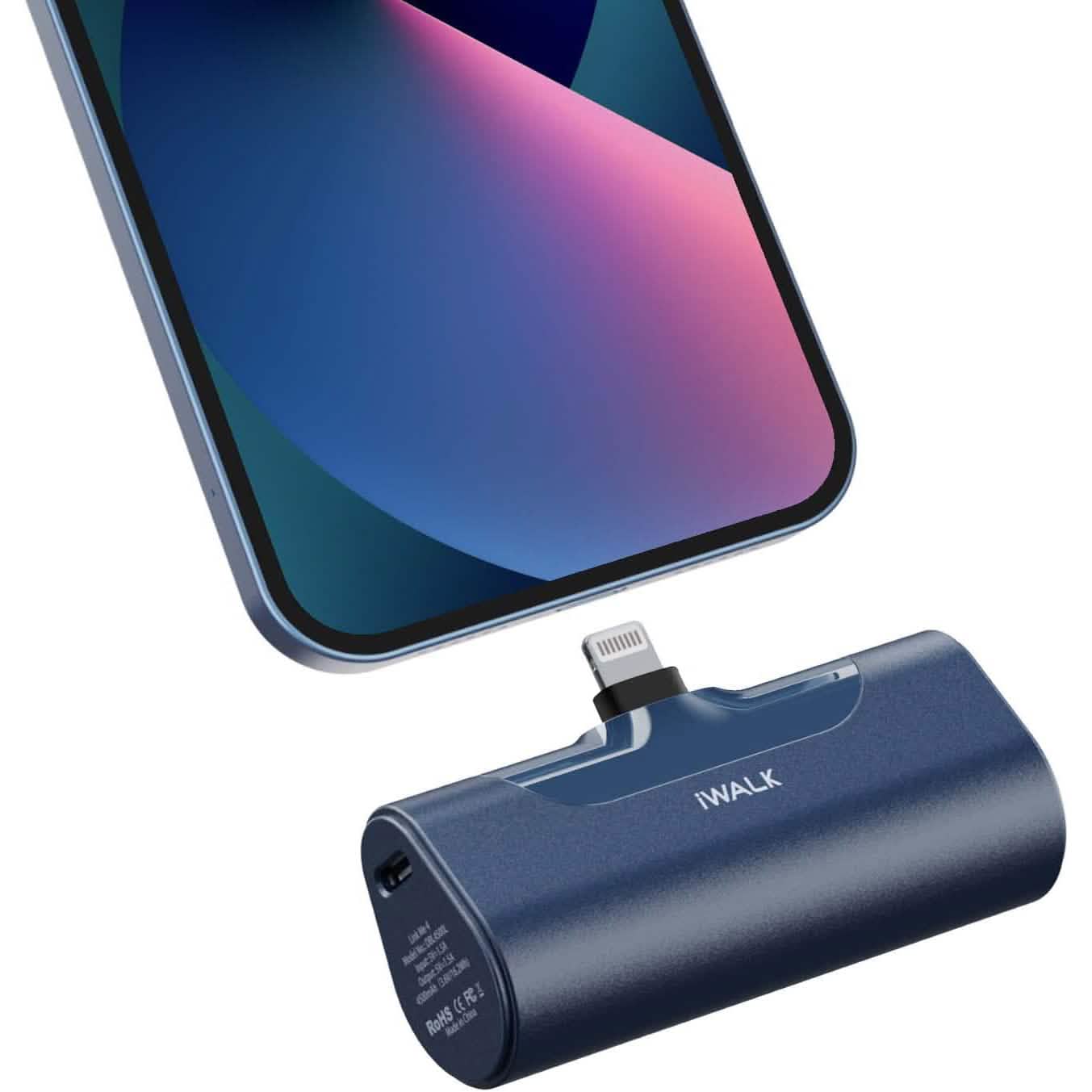 iWALK Small Portable Charger 4500mAh Ultra-Compact Power Bank DailySale