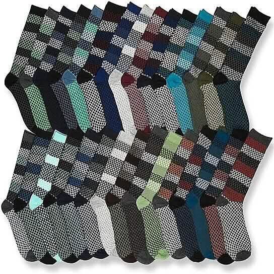 James Fiallo Men’s Colorful Dress Socks DailySale