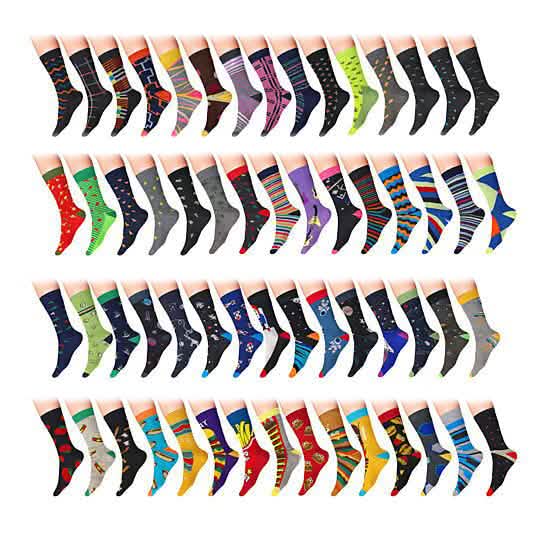 James Fiallo Men’s Colorful Dress Socks DailySale
