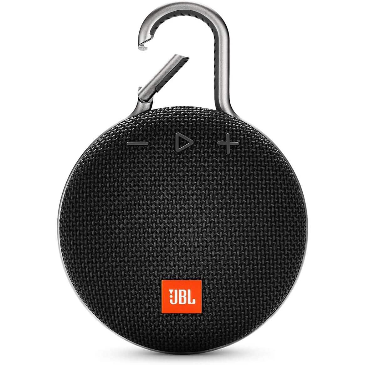 JBL Clip 3 Black - Waterproof, Durable & Portable Bluetooth Speaker  (Refurbished) DailySale