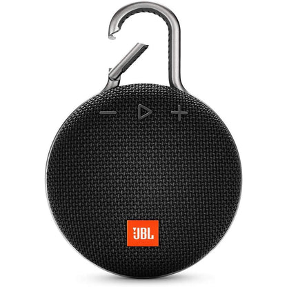 JBL Clip 3 Black - Waterproof, Durable & Portable Bluetooth Speaker  (Refurbished) DailySale