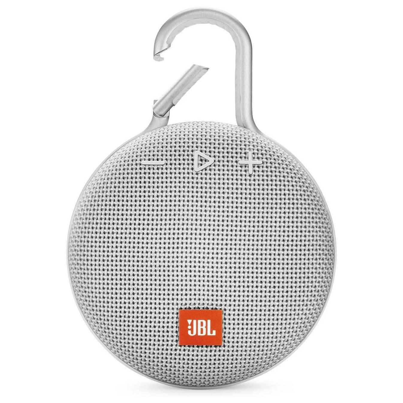 JBL Clip 3 Portable Waterproof Wireless Bluetooth Speaker - White DailySale