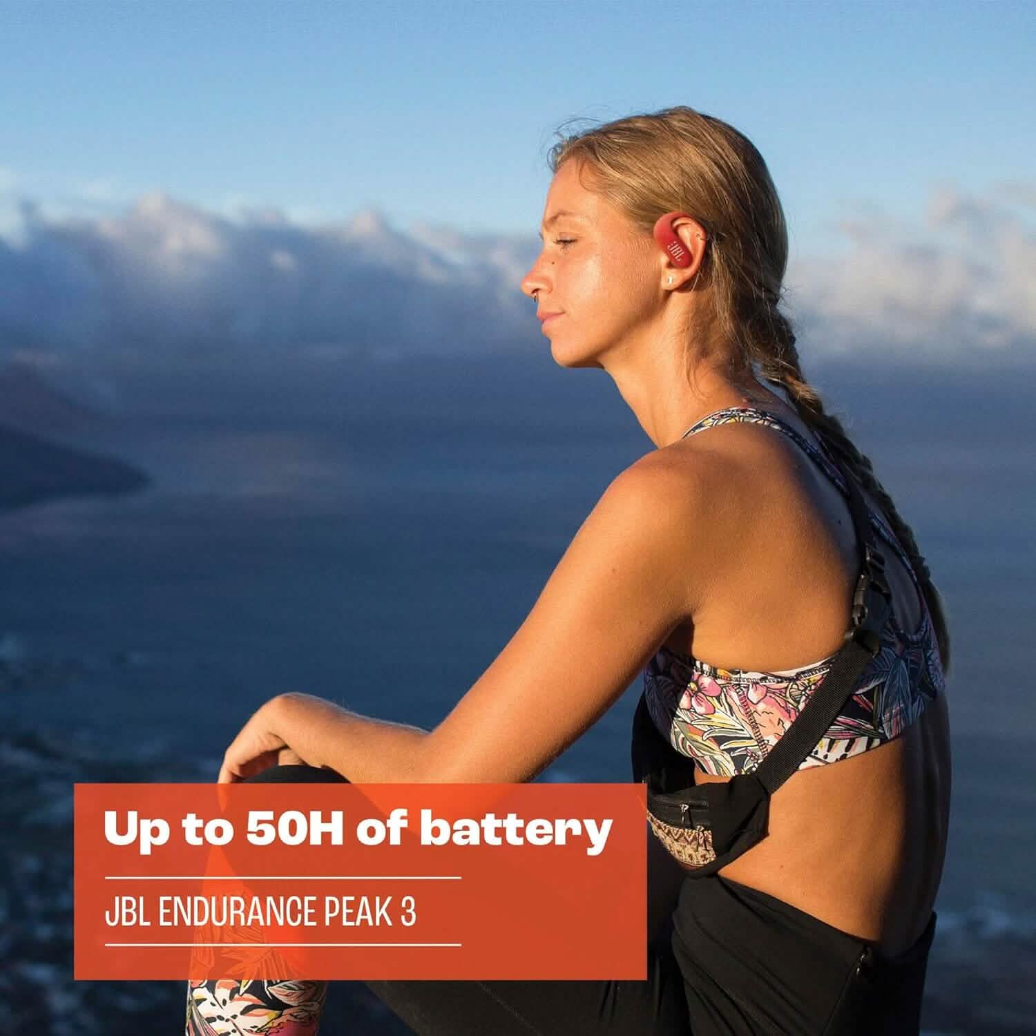 JBL - Endurance Peak 3 Dust and Waterproof True Wireless Active Earbuds DailySale