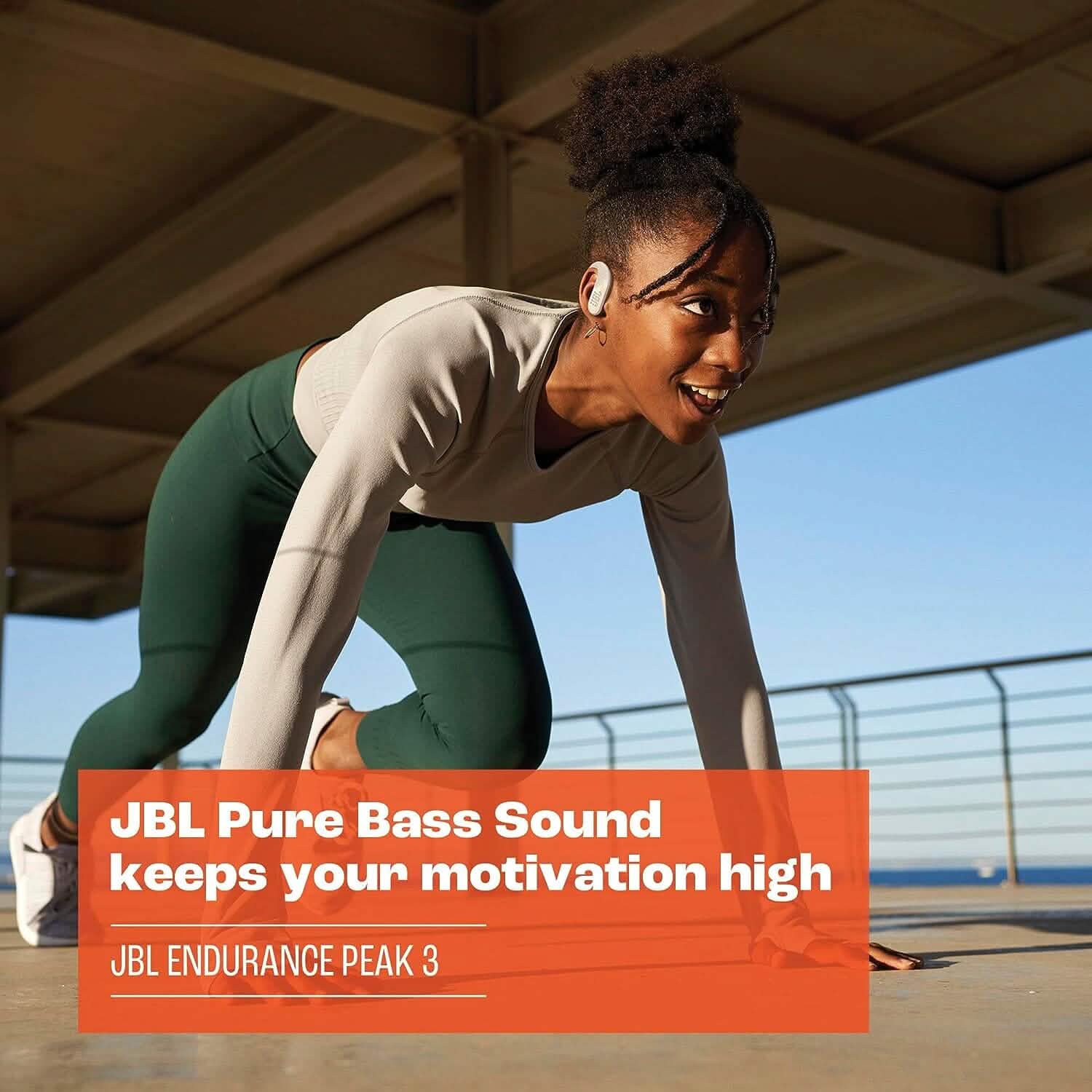 JBL - Endurance Peak 3 Dust and Waterproof True Wireless Active Earbuds DailySale