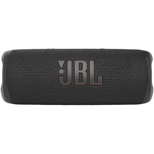 JBL FLIP 6 Waterproof Portable Speaker Bundle with gSport Carbon Fiber Case (Black)  (Refurbished) DailySale