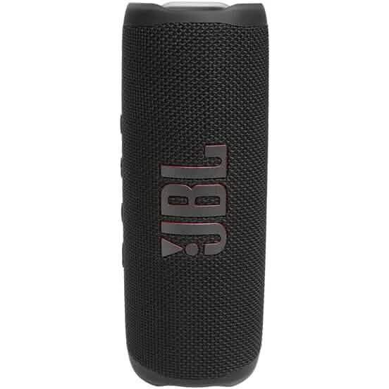 JBL FLIP 6 Waterproof Portable Speaker Bundle with gSport Carbon Fiber Case (Black)  (Refurbished) DailySale