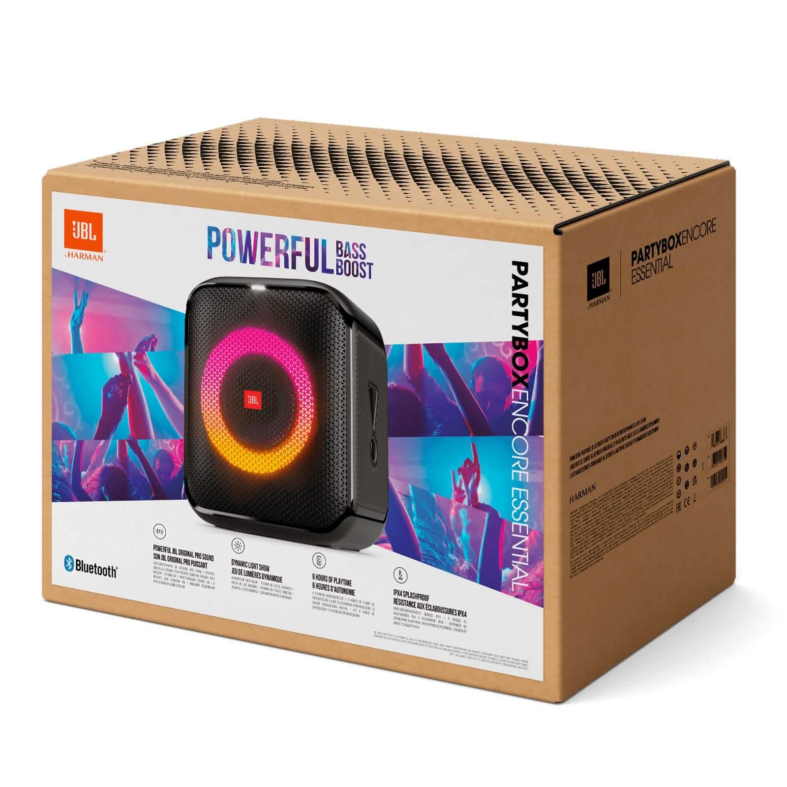 JBL Partybox Encore Essential 100W Sound Built-in Dynamic Light Show Splash Proof DailySale
