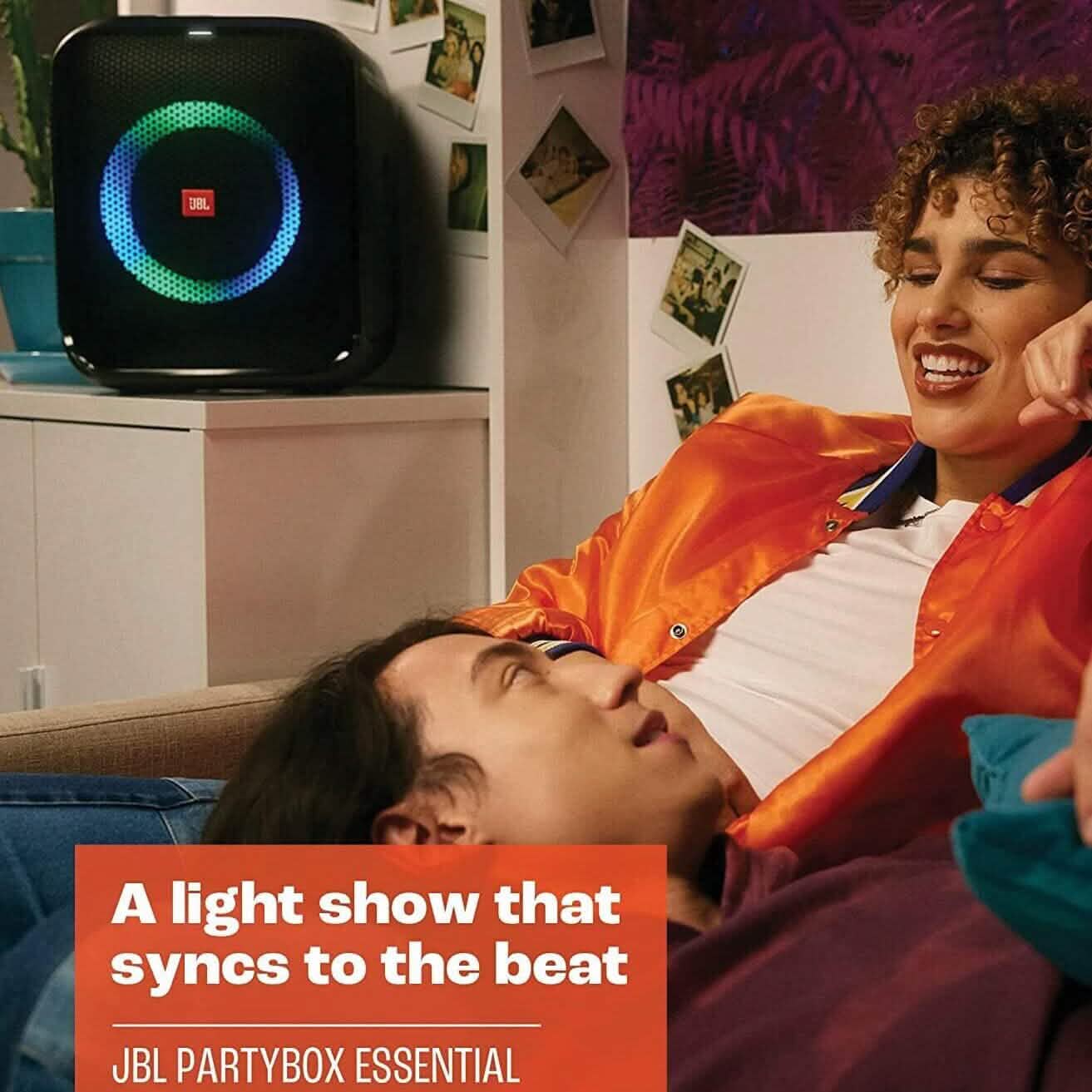 JBL Partybox Encore Essential 100W Sound Built-in Dynamic Light Show Splash Proof DailySale